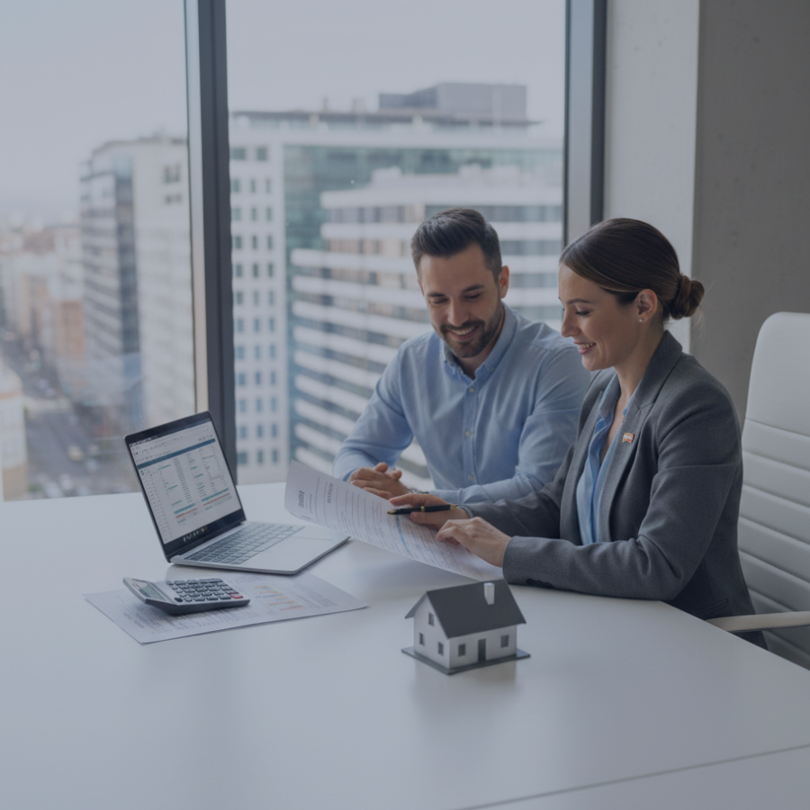 Asesores fiscales trabajando en la presentación del impuesto sobre transmisiones patrimoniales.